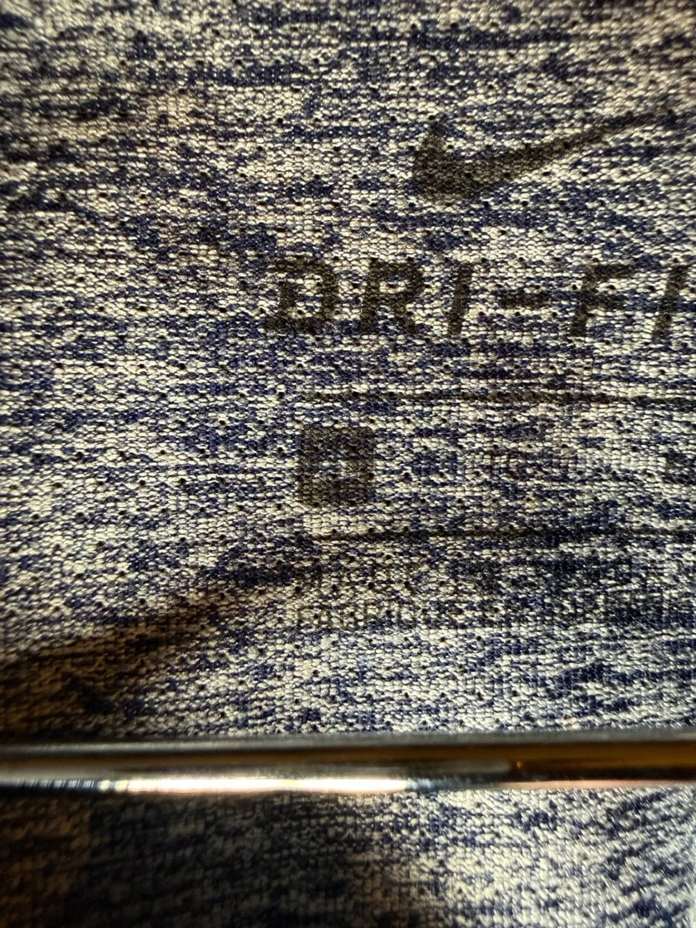 Nike Heathered Blue-Gray Dri-FIT Pullover